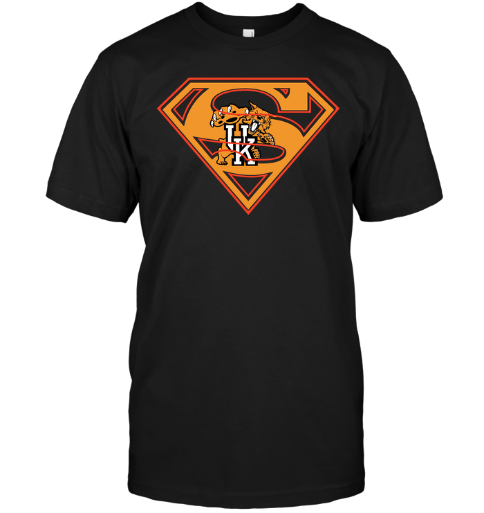 Superman Kentucky Wildcats T-Shirt Superman Kentucky Wildcats T-Shirt